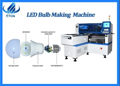 Cała maszyna do produkcji diod LED Smt 45000CPH